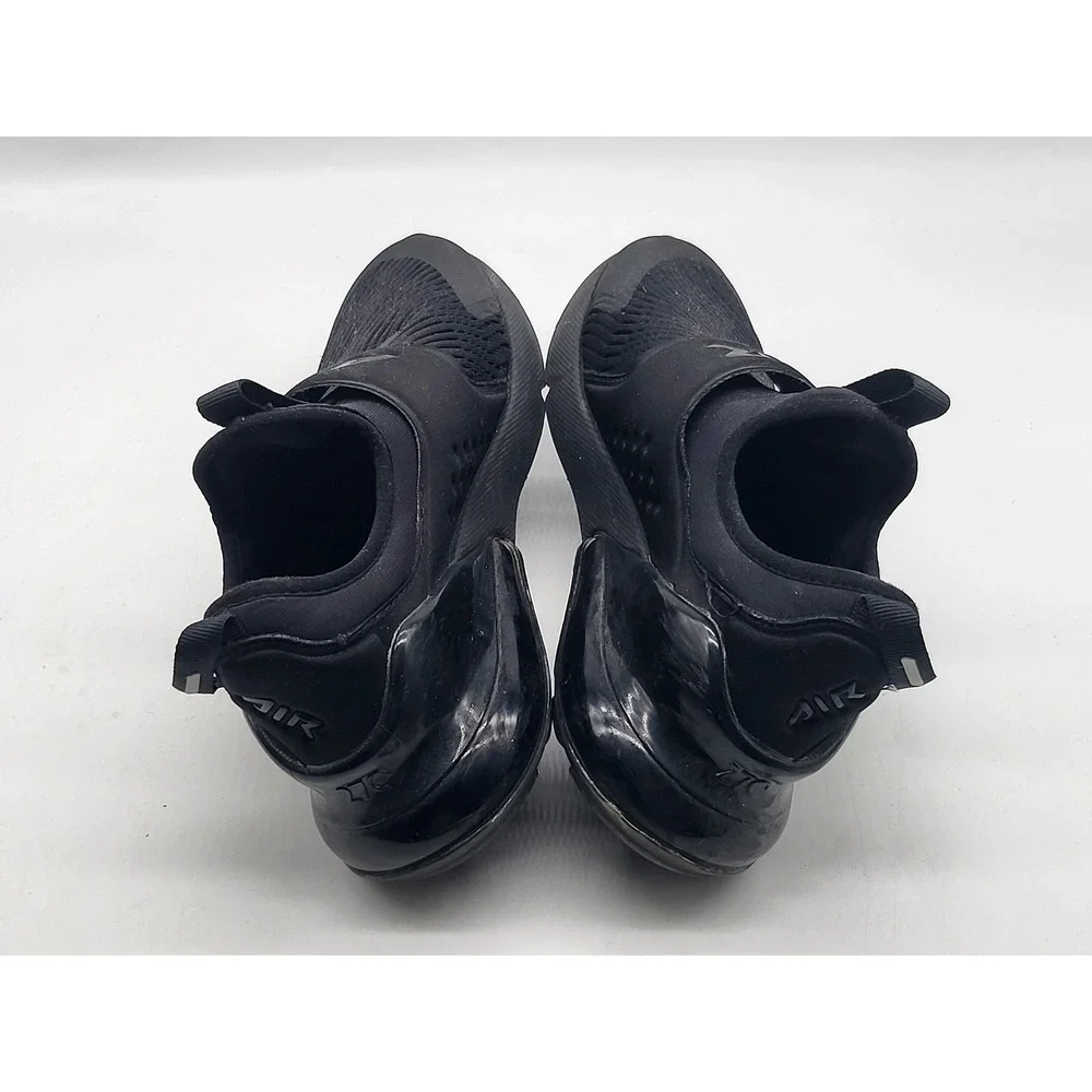 Nike Air Max 270 Kids Black Slip On Athletic Shoes Size 5Y‎ CI1108 005